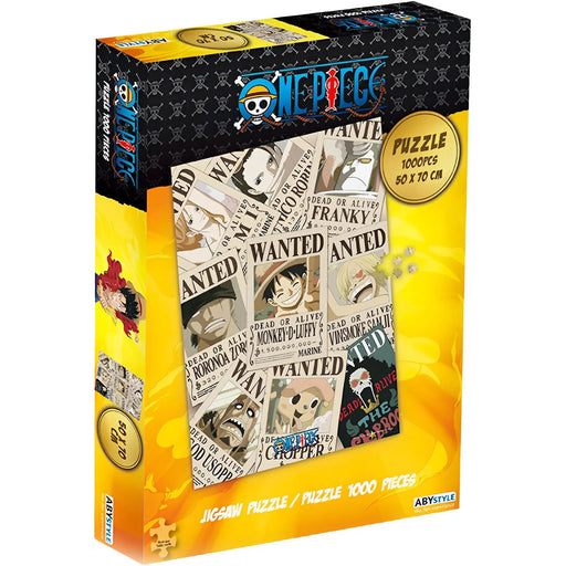 One Piece - Straw Hat Crew Wanted Posters Jigsaw Puzzle (1000 Pieces) - ABYstyle