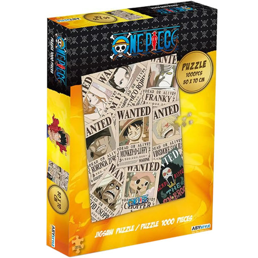 One Piece - Straw Hat Crew Wanted Posters Jigsaw Puzzle (1000 Pieces) - ABYstyle