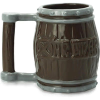 One Piece - Straw Hat Jolly Roger Barrel 3D Ceramic Mug (12 oz.) - ABYstyle- Image 2