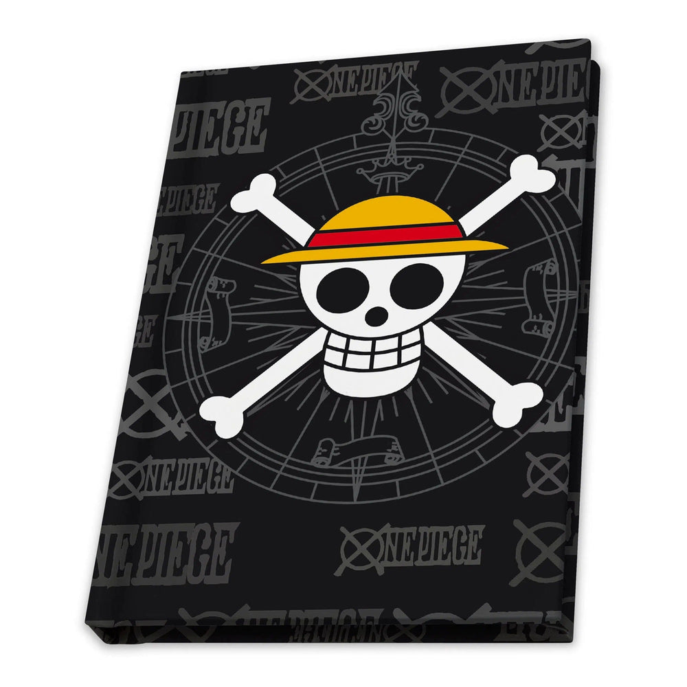 One Piece - Straw Hat Pirates 3-Piece Gift Set - ABYstyle - Drinking Glass, Pin Badge, Notebook