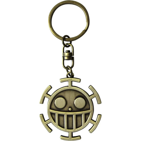 One Piece - The Heart Pirates Jolly Roger 3D Keychain (Metal) - ABYstyle - Image 1