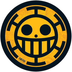 One Piece - The Heart Pirates Jolly Roger Circle Mousepad (8.5") - ABYstyle