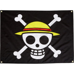One Piece - The Straw Hat Pirates Flag (43"x31.5") - Great Eastern Entertainment - (Luffy's Jolly Roger)