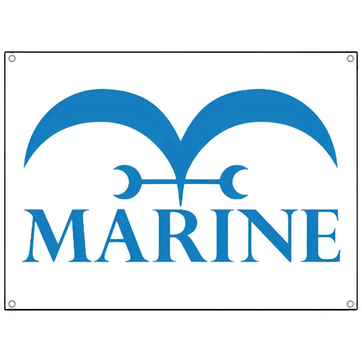 One Piece - World Government Marines Flag (43"x31.5") - Great Eastern Entertainment