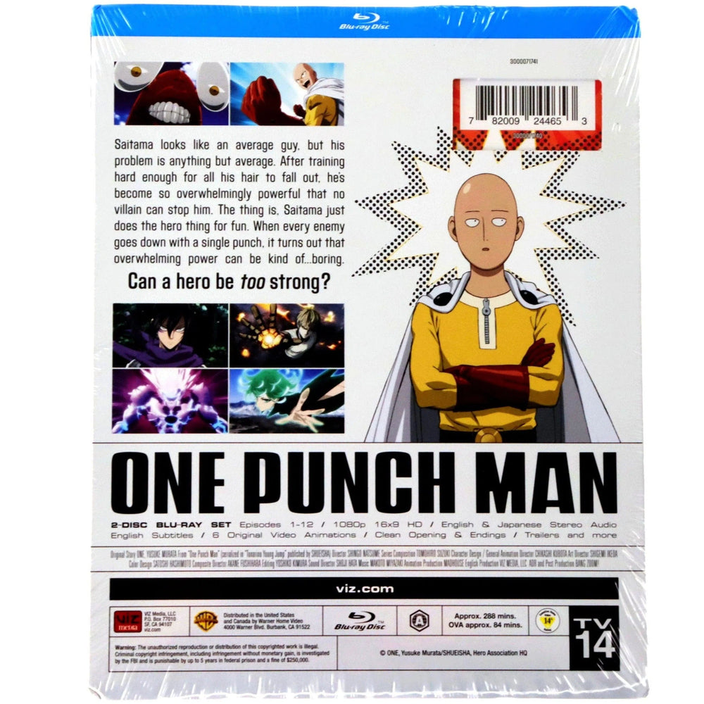 One Punch Man: Season 1 (Standard Edition) - Blu Ray