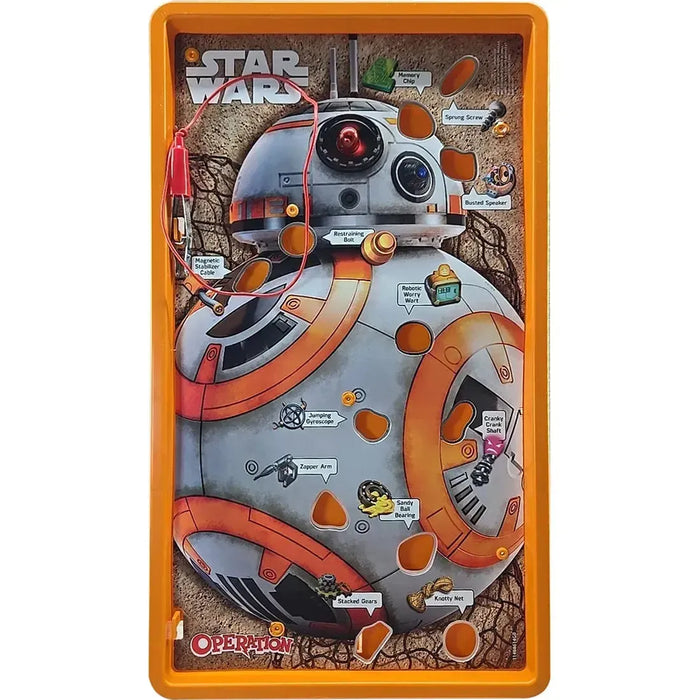 Operation: Star Wars BB-8 Edition - Dexterity Science Fiction Board Game for Family, Adults, and Children (1+ Players, Ages 6+) - USAopoly