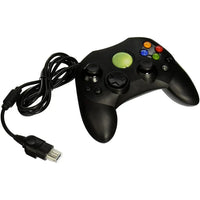 Original Xbox - S-Type Black Wired Controller (6' Cable) - Old Skool- Image 3