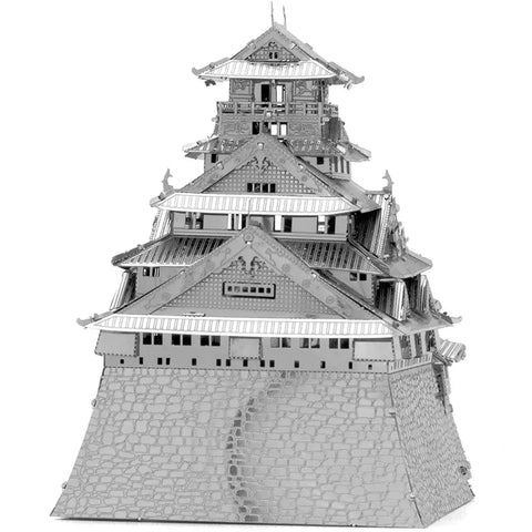 Osaka Castle Figure Model Kit (Steel, Challenging Difficulty) - Fascinations - Metal Earth Premium Series