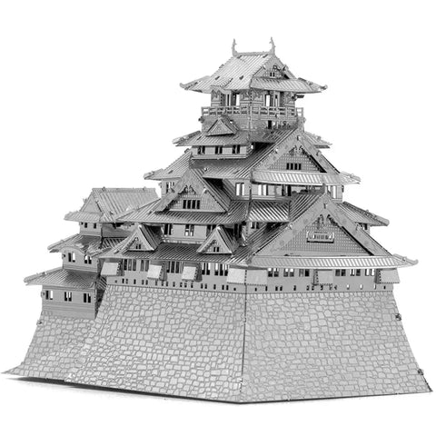 Osaka Castle Figure Model Kit (Steel, Challenging Difficulty) - Fascinations - Metal Earth Premium Series