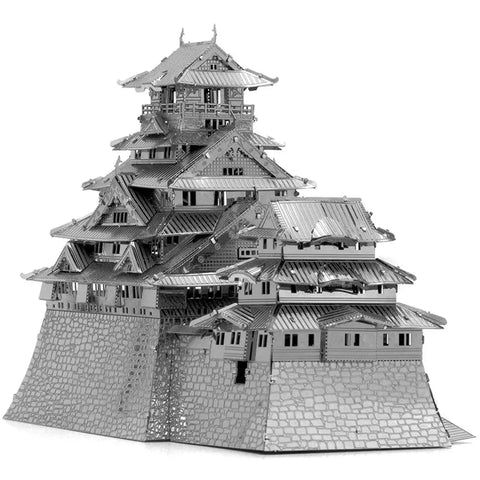 Osaka Castle Figure Model Kit (Steel, Challenging Difficulty) - Fascinations - Metal Earth Premium Series