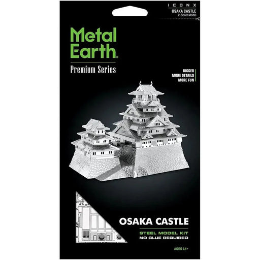 Osaka Castle Figure Model Kit (Steel, Challenging Difficulty) - Fascinations - Metal Earth Premium Series