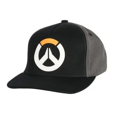 Overwatch Logo Baseball Cap Hat (Black & Gray, Stretchfit) - J!NX