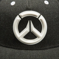 Overwatch - Logo Snapback Hat (Black / Silver) - J!NX- Image 2