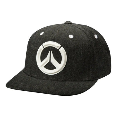 Overwatch - Logo Snapback Hat (Black / Silver) - J!NX