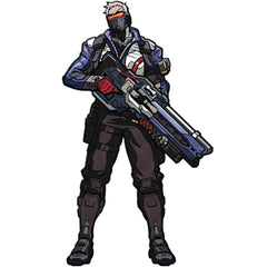 Overwatch - Soldier: 76 Pin Badge (Enamel) - Figpin