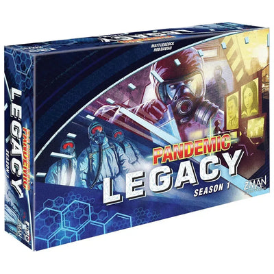 Pandemic: Legacy Season 1 (Blue Edition) - Cooperative Science Board Game for Family, and Adults (2-4 Players, Ages 13+) - Z-Man Games