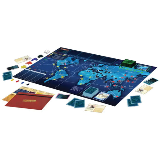 Pandemic: Legacy Season 1 (Red Edition) - Cooperative Science Board Game for Family, and Adults (2-4 Players, Ages 13+) - Z-Man Games