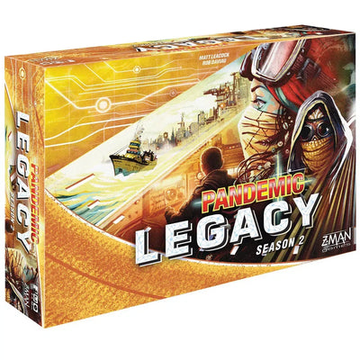 Pandemic: Legacy Season 2 (Yellow Edition) - Cooperative Post-Apocalyptic Board Game for Family, and Adults (2-4 Players, Ages 14+) - Z-Man Games