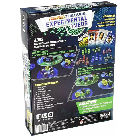 Pandemic: The Cure - Experimental Meds - Board Game Expansion - Z-Man Games