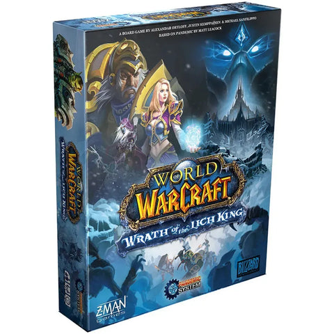 Pandemic: World of Warcraft Wrath of the Lich King Edition - Cooperative Fantasy Board Game for Family, and Adults (1-5 Players, Ages 14+) - Z-Man Games