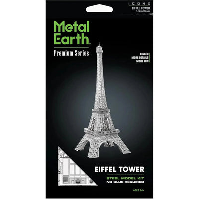 Paris - Eiffel Tower Building 3D Figure Model Kit (Steel, Moderate Difficulty) - Fascinations - Metal Earth Premium Series - (2024)