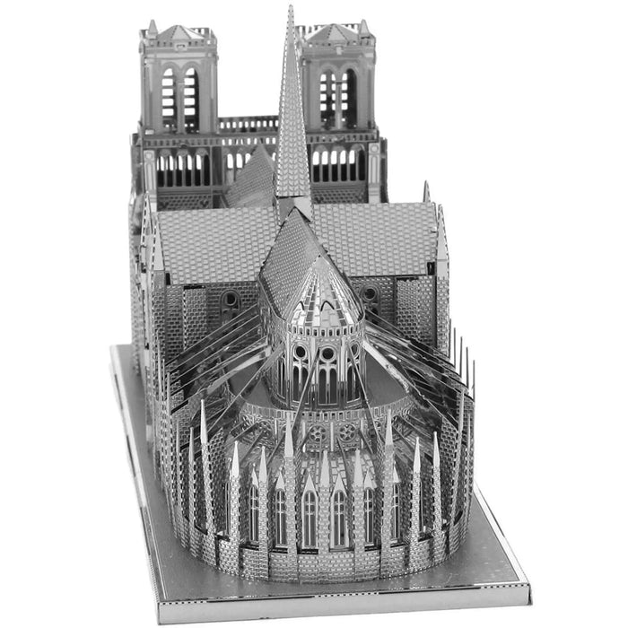 Paris - Notre Dame de Paris Cathedral Building Figure 3D Model Kit (Steel, Hard Difficulty) - Fascinations - Metal Earth Premium Series - (2024)