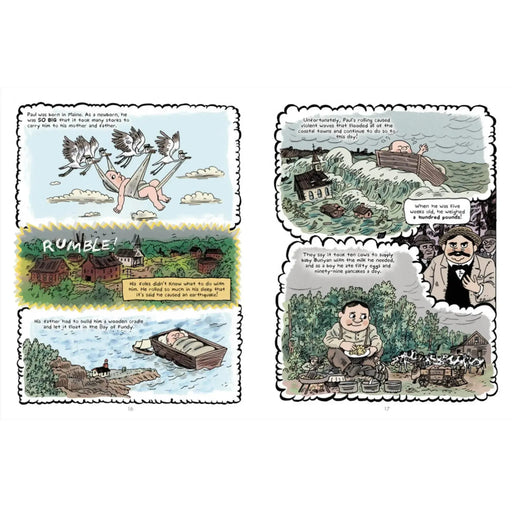 Paul Bunyan: The Invention of an American Legend - Paperback Graphic Novel Comic Book - TOON Graphics