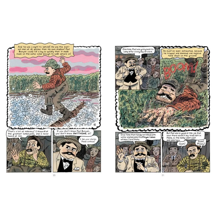 Paul Bunyan: The Invention of an American Legend - Paperback Graphic Novel Comic Book - TOON Graphics