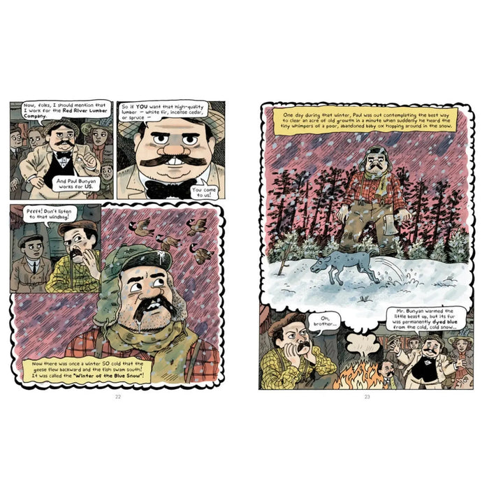 Paul Bunyan: The Invention of an American Legend - Paperback Graphic Novel Comic Book - TOON Graphics