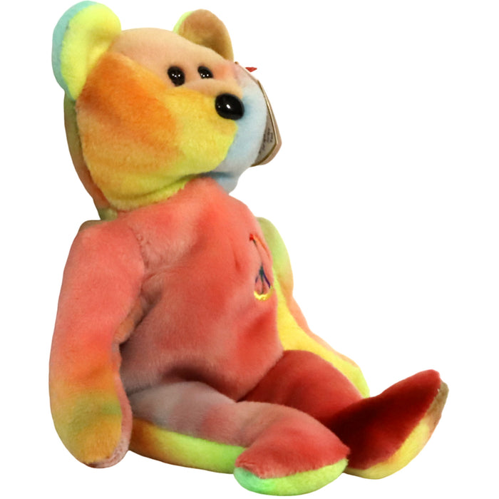 Peace the Bear Plush (8.5") - Ty - Original Beanie Babies Series - (1997)