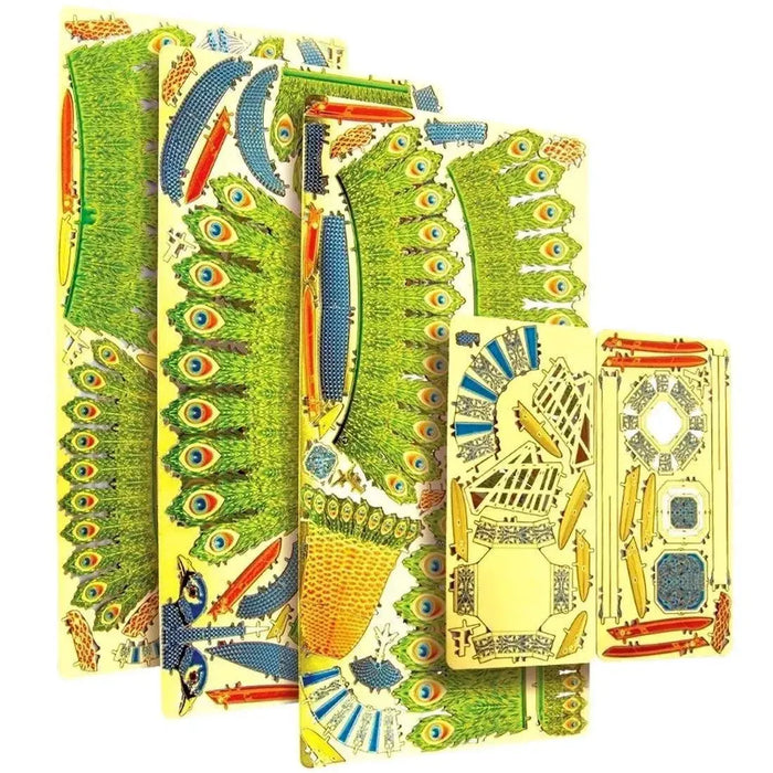 Peacock Figure Model Kit (Steel, Moderate Difficulty) - Fascinations - Metal Earth Premium Series