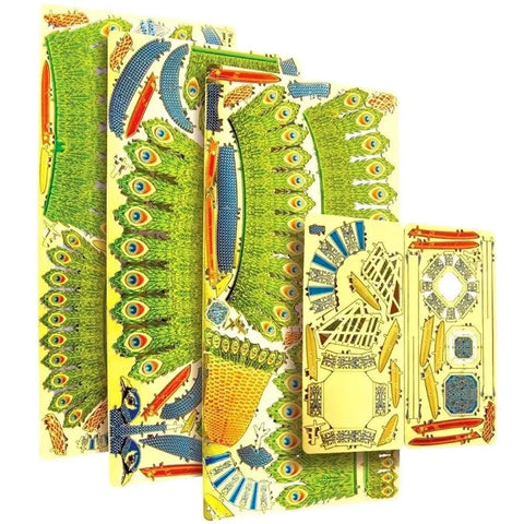 Peacock Figure Model Kit (Steel, Moderate Difficulty) - Fascinations - Metal Earth Premium Series