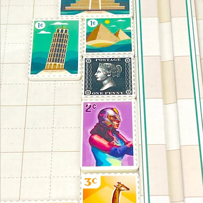 Penny Black - Stamp Collecting Board Game for Family, and Adults (2-4 Players, Age 10+) - Buffalo Games