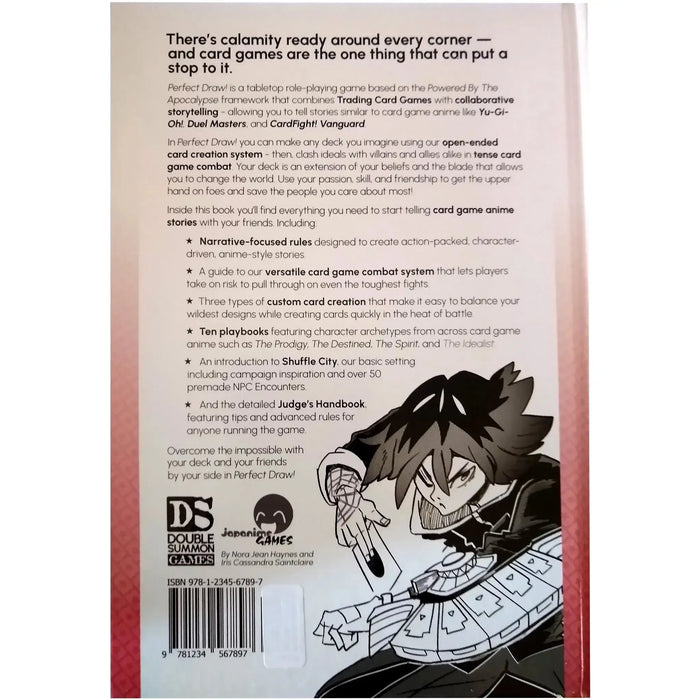 Perfect Draw! - Tabletop RPG Rulebook (6" x 9", 215 Pages) - Japanime Games