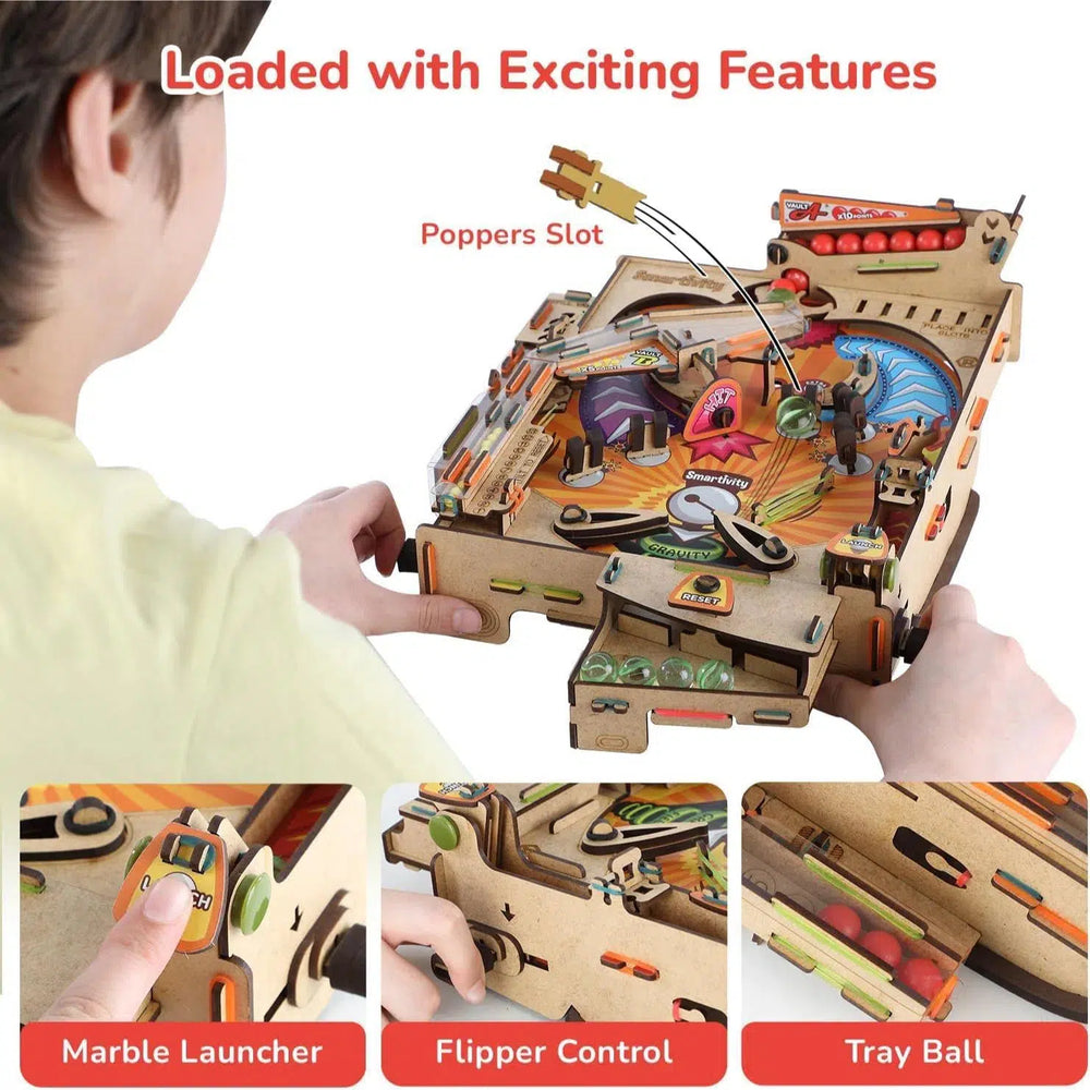 Pinball Machine - STEM Toy Game Building Set - Smartivity