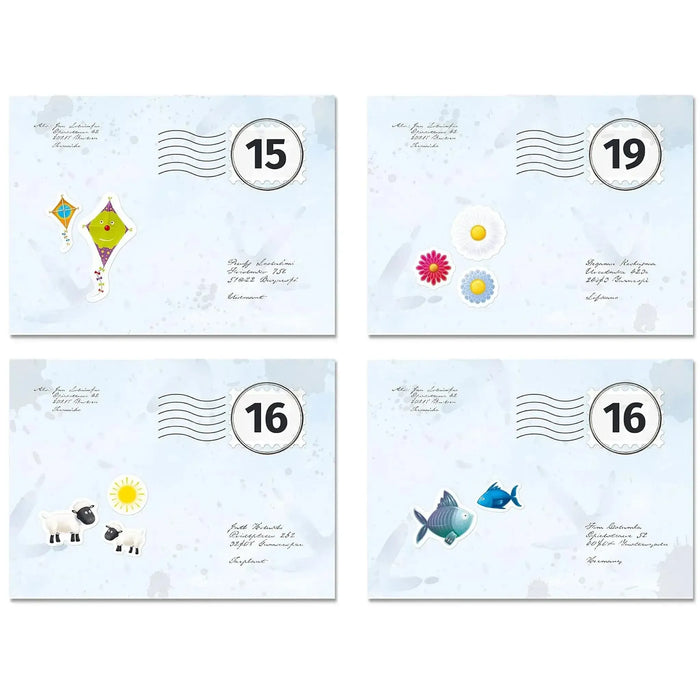 Pio's Pigeon Post - Educational Math Board Game for Family, Adults, and Children (2-4 Players, Ages 5+) - HABA