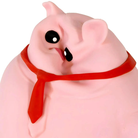 Piper the Pig - Pink Squishy Stretchy Pig Stress Toy | Cute Pig Squeeze Fidget Sensory Decompression & Anxiety Relief Toy for Kids & Adults