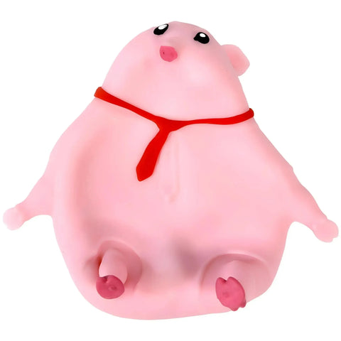 Piper the Pig - Pink Squishy Stretchy Pig Stress Toy | Cute Pig Squeeze Fidget Sensory Decompression & Anxiety Relief Toy for Kids & Adults
