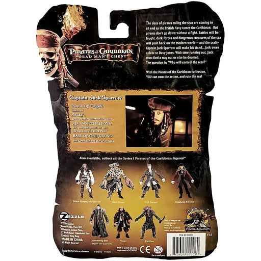 Pirates of The Caribbean: Dead Man's Chest - Captain Jack Sparrow Action Figure (3.75") - Zizzle