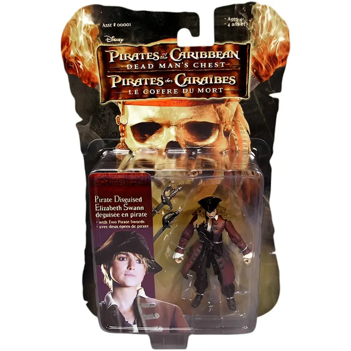 Pirates of the Caribbean: Dead Man's Chest - Pirate Disguised Elizabeth Swann Action Figure (3.75") - Zizzle - Series 1