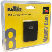 PlayStation 2 - Black Memory Card (8MB) - Old Skool- Image 1