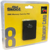 PlayStation 2 - Black Memory Card (8MB) - Old Skool