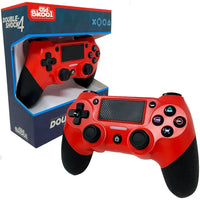 PlayStation 4 - Double-Shock 4 Red Wireless Controller - Old Skool- Image 2