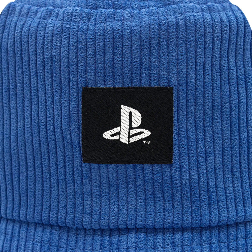 PlayStation - Console Logo Bucket Hats (Blue & Gray, 2-Pack) - Culturefly