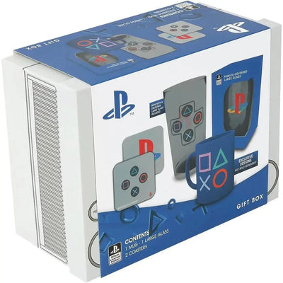 PlayStation - Drinkware Gift Set (Mug, Drinking Glass, Coasters) - ABYstyle