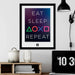 PlayStation - Eat Sleep Play Repeat Framed Print (12"x16") - ABYstyle