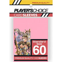 Player's Choice Power Pink Standard Card Sleeves (60 Count)