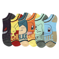 Pokémon - Character Names Ankle Socks (6 Pairs) - Bioworld- Image 1