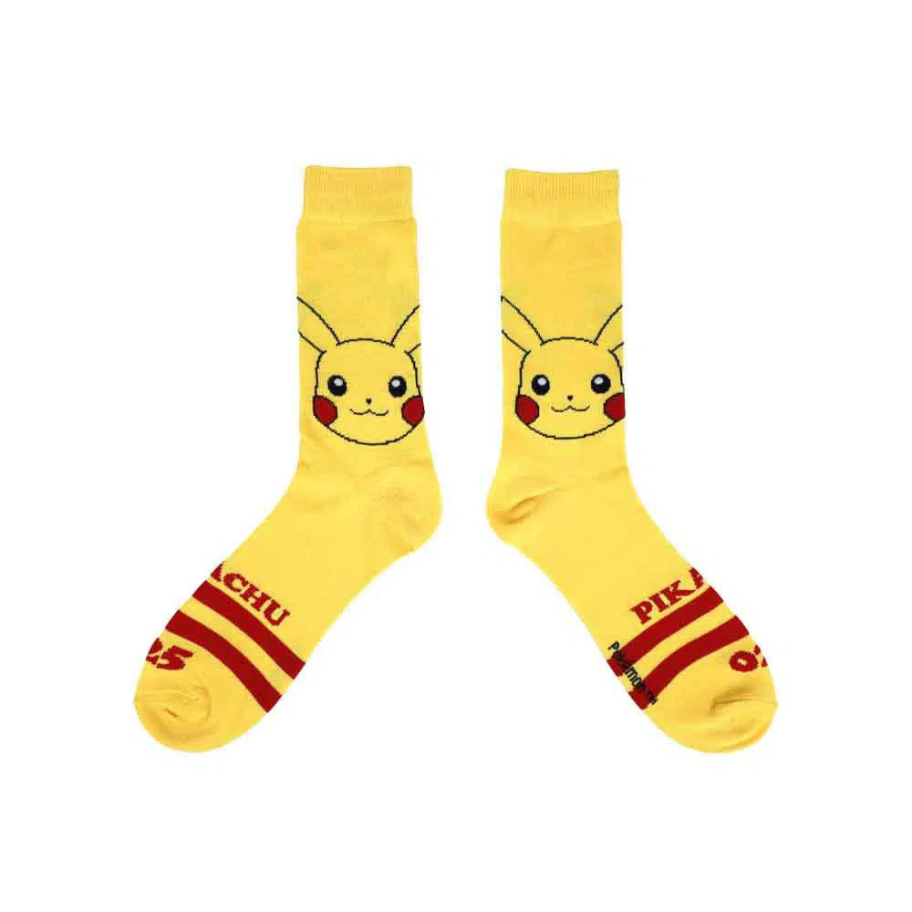 Pokémon - Characters Crew Socks (5 Pairs) - Bioworld