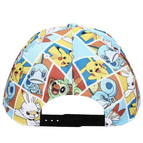 Pokémon - Comic Grid Hat (All Over Print, Sublimated) - Bioworld